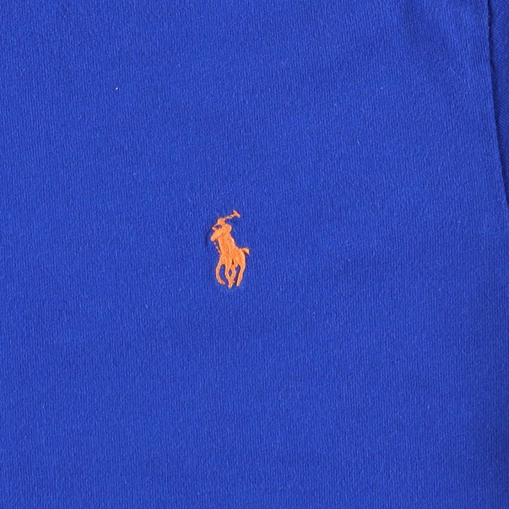 Ralph Lauren POLO RALPH LAUREN long-sleeved T-shirt, women's size S cotton blue type Vintage Second Hand