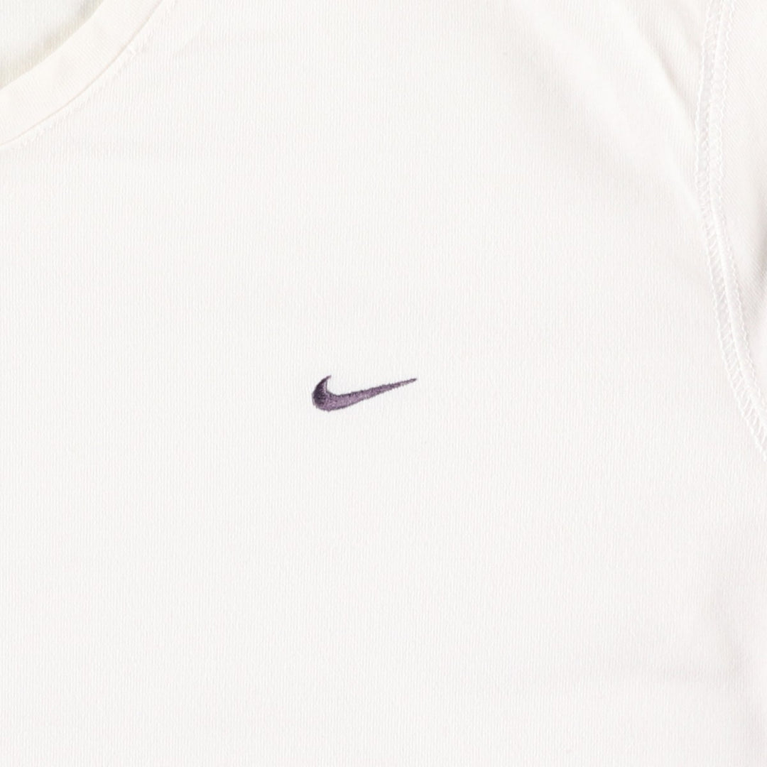 2000'S Nike Long-Sleeve T-Shirt (Women's Size XL) cotton white type Vintage Second Hand