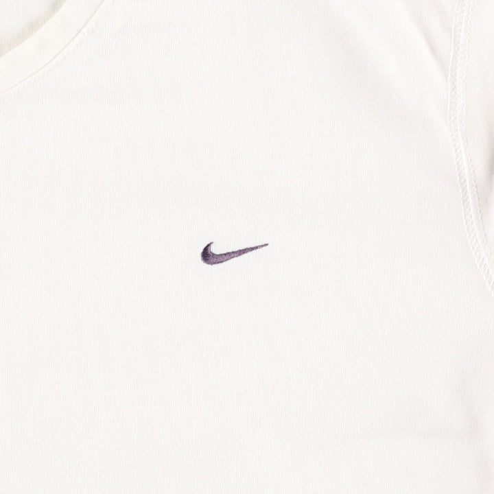 2000'S Nike Long-Sleeve T-Shirt (Women's Size XL) cotton white type Vintage Second Hand