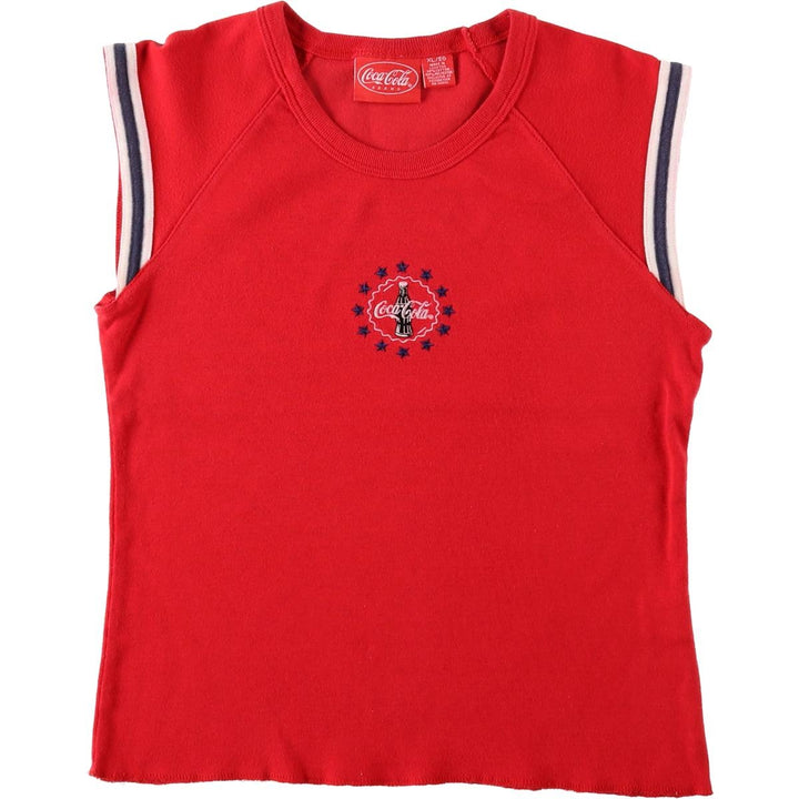 COCA-COLA Advertising Tank Top, Women's Size XL (approx.) cotton red type Vintage Second Hand