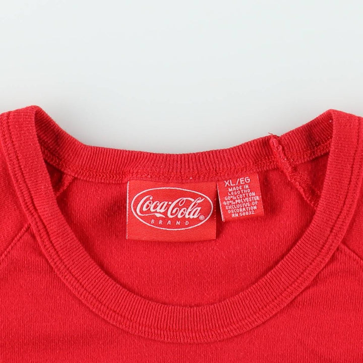 COCA-COLA Advertising Tank Top, Women's Size XL (approx.) cotton red type Vintage Second Hand