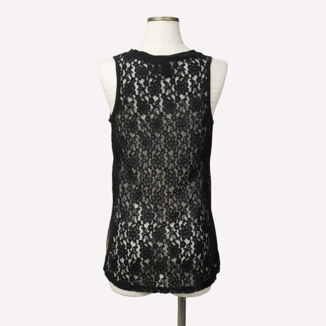 2pac Large Print Tank Top, Women's Size L (approx.) polyester black type Vintage Second Hand