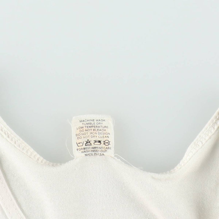 70s-80'S Velva Sheen Mickey Mouse Character Tank Top, Made in USA, Women's Size S (approx.), Vintage cotton white type Vintage Second Hand