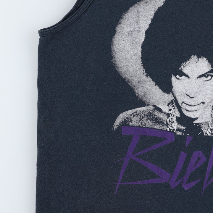 Gildan Prince Tank Top, Women's Size M (approx.) cotton black type Vintage Second Hand