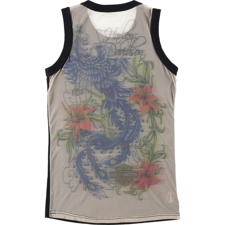 Harley-Davidson Motorcycle Tank Top, Women's Size S (equivalent) unclear black type Vintage Second Hand