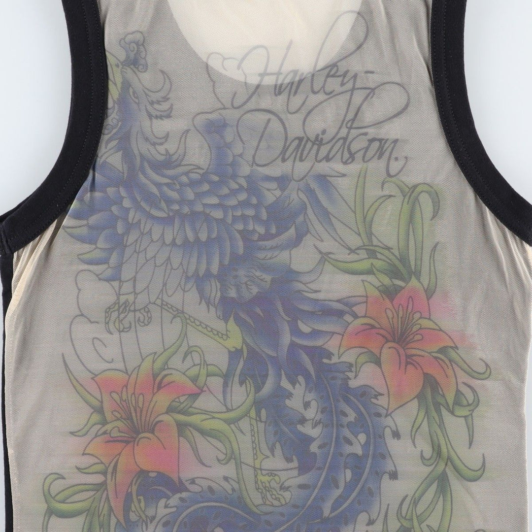 Harley-Davidson Motorcycle Tank Top, Women's Size S (equivalent) unclear black type Vintage Second Hand