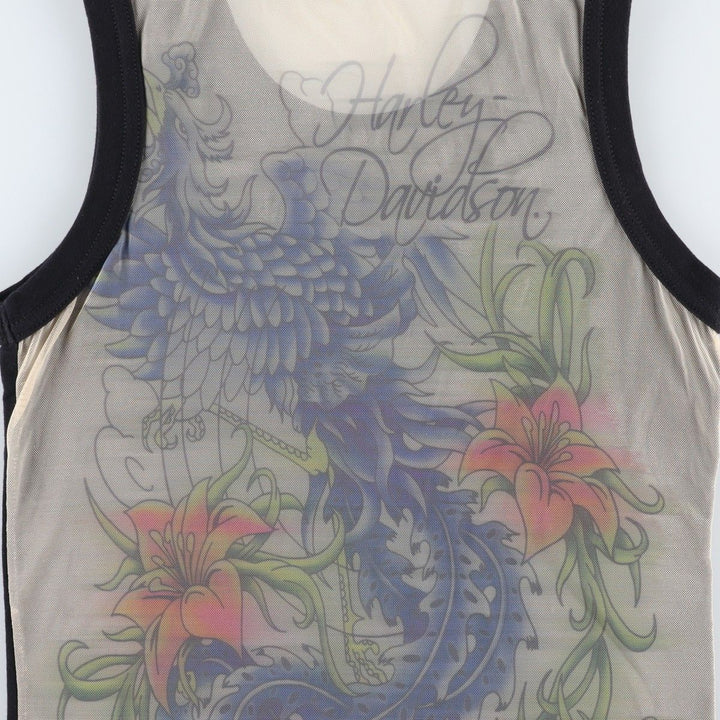 Harley-Davidson Motorcycle Tank Top, Women's Size S (equivalent) unclear black type Vintage Second Hand