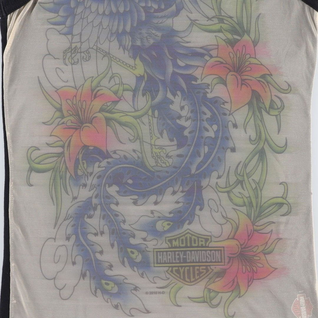 Harley-Davidson Motorcycle Tank Top, Women's Size S (equivalent) unclear black type Vintage Second Hand