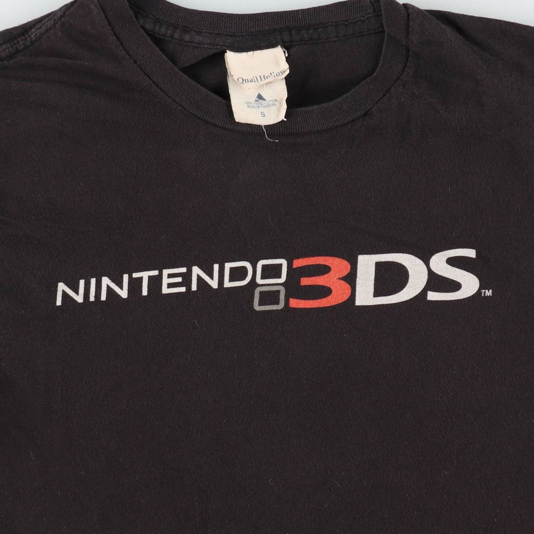 Quaul Hollow NINTEND 3DS Kid Icarus: Uprising PIT Character Print T-Shirt (Women's Size S) cotton black type Vintage Second Hand
