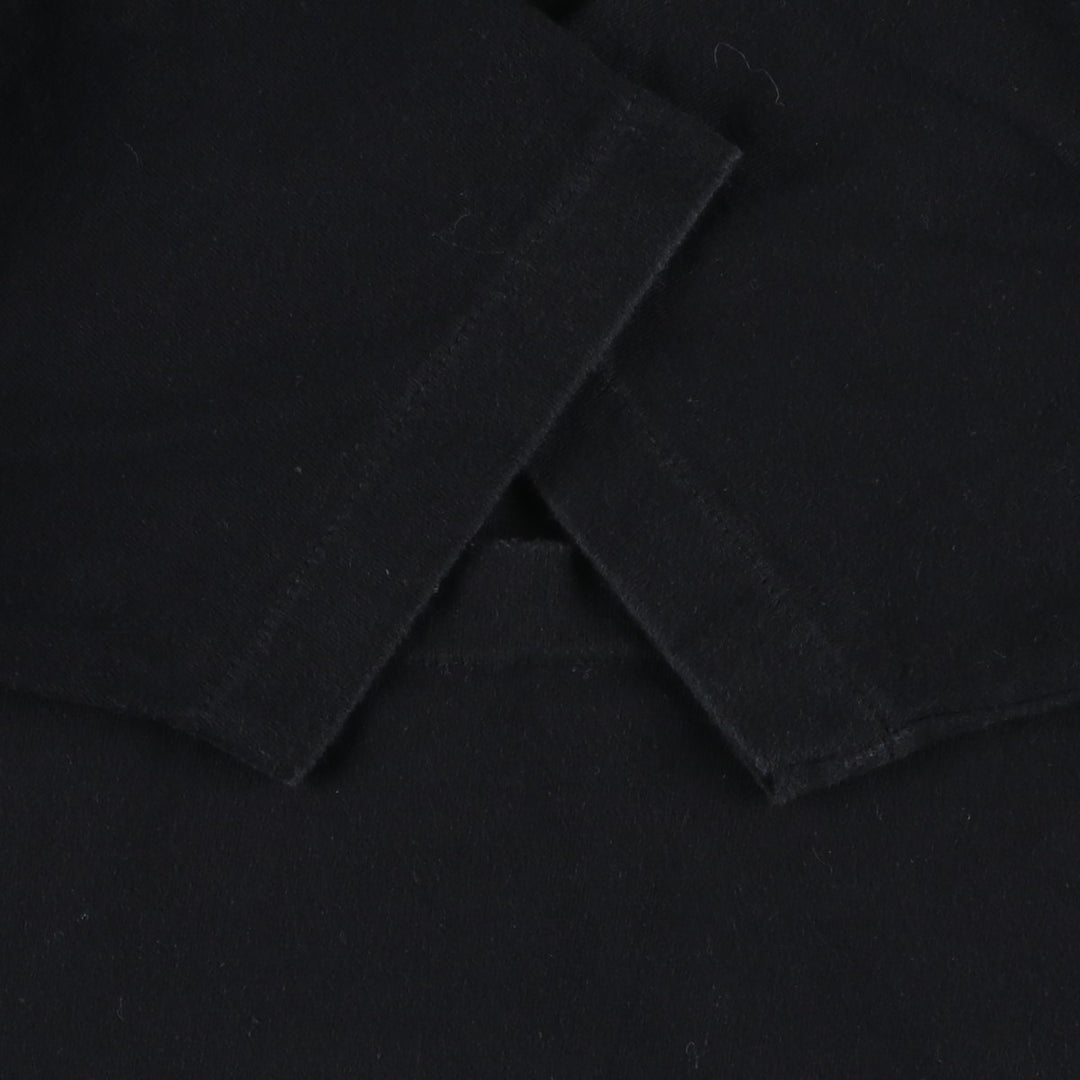 agnes b. HOMME short-sleeved T-shirt, men's size S (approx.) cotton black type Vintage Second Hand
