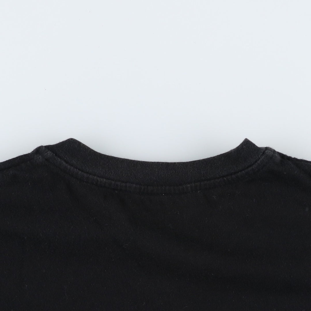 agnes b. HOMME short-sleeved T-shirt, men's size S (approx.) cotton black type Vintage Second Hand
