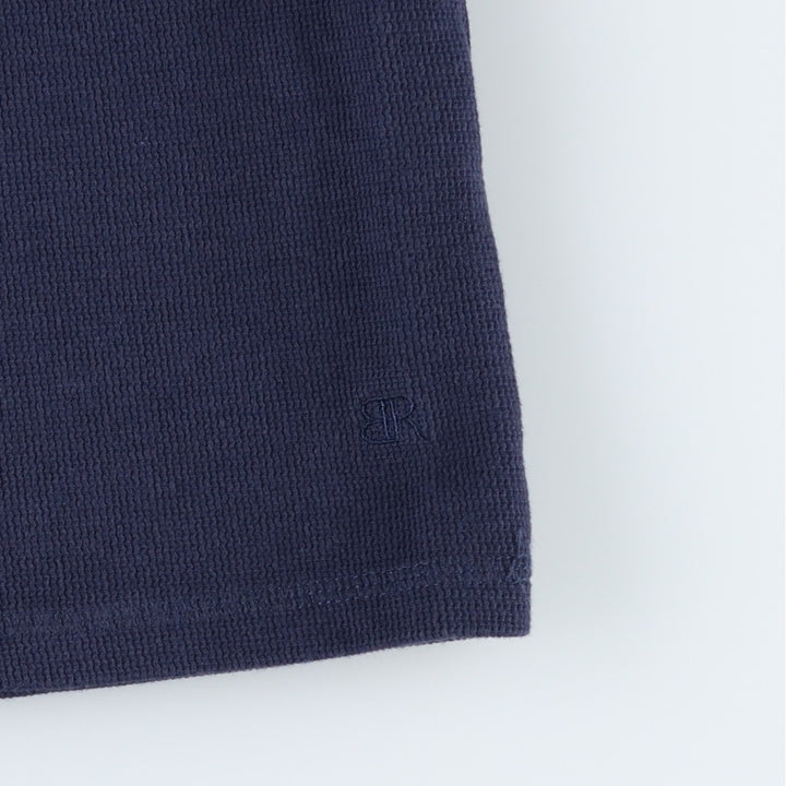 Banana Republic Thermal Long T-Shirt, Men's Size M cotton navy blue type Vintage Second Hand
