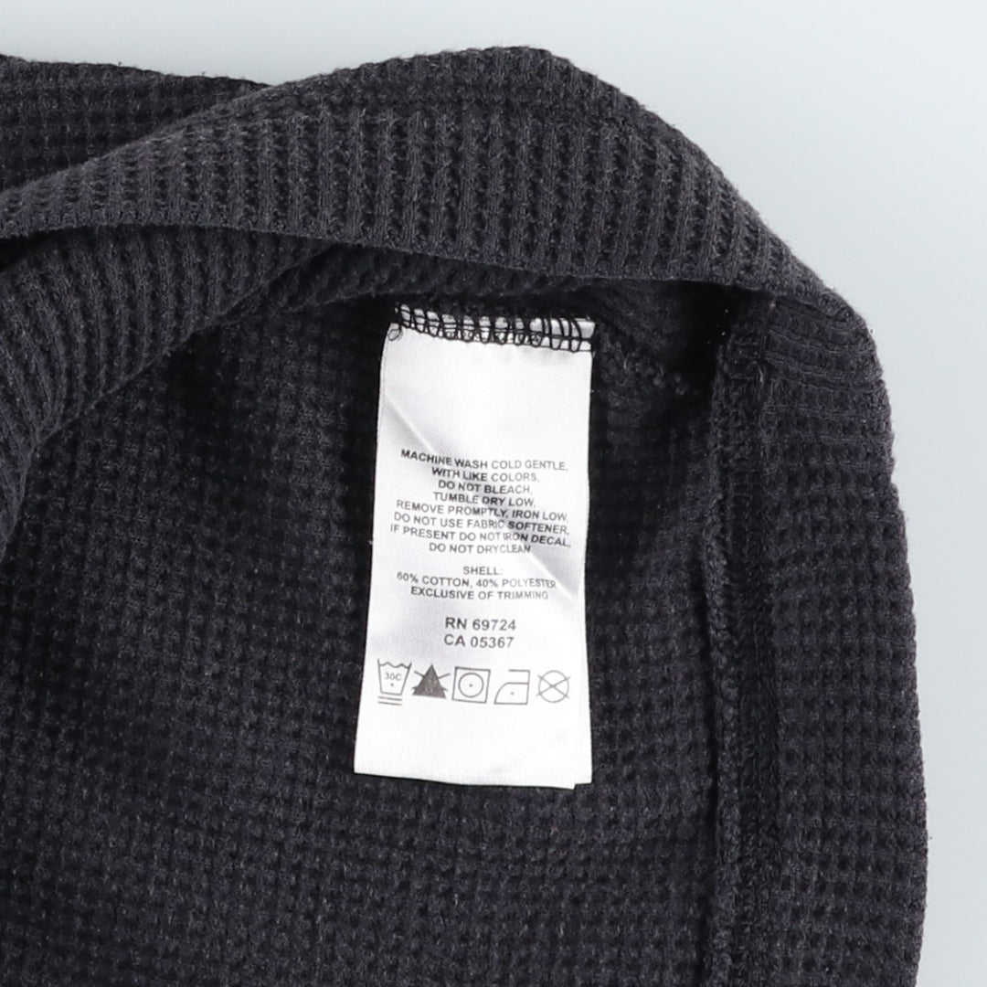 Columbia OMNI-WICK Thermal Long-Sleeve T-Shirt, Men's Size L (approx.) cotton black type Vintage Second Hand
