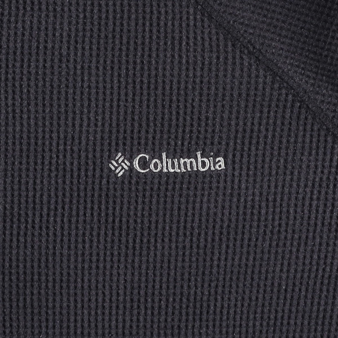 Columbia OMNI-WICK Thermal Long-Sleeve T-Shirt, Men's Size L (approx.) cotton black type Vintage Second Hand