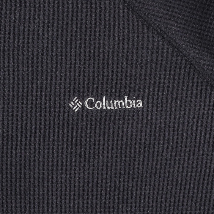 Columbia OMNI-WICK Thermal Long-Sleeve T-Shirt, Men's Size L (approx.) cotton black type Vintage Second Hand
