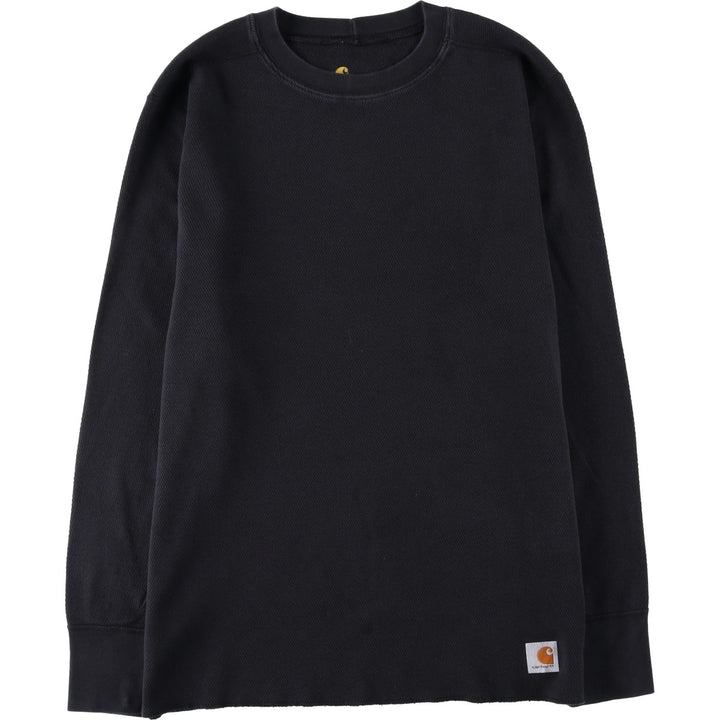 Carhartt Thermal Long T-shirt, Men's Size L cotton black type Vintage Second Hand