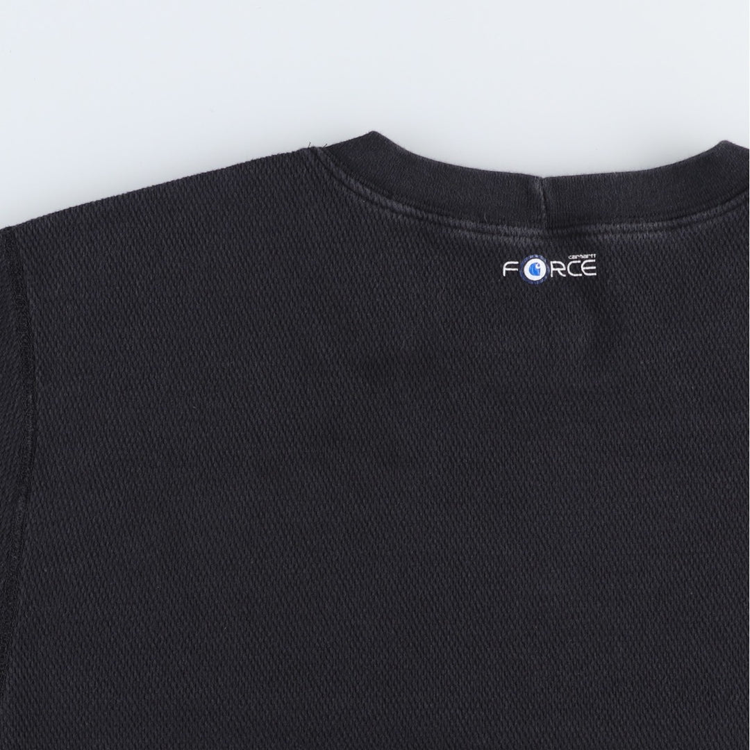 Carhartt Thermal Long T-shirt, Men's Size L cotton black type Vintage Second Hand