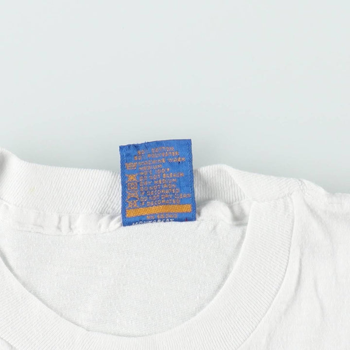 80'S Ocean Pacific Blue Tag Surf Skate T-Shirt, Made in USA, Women's XL Equivalent, Vintage cotton white type Vintage Second Hand