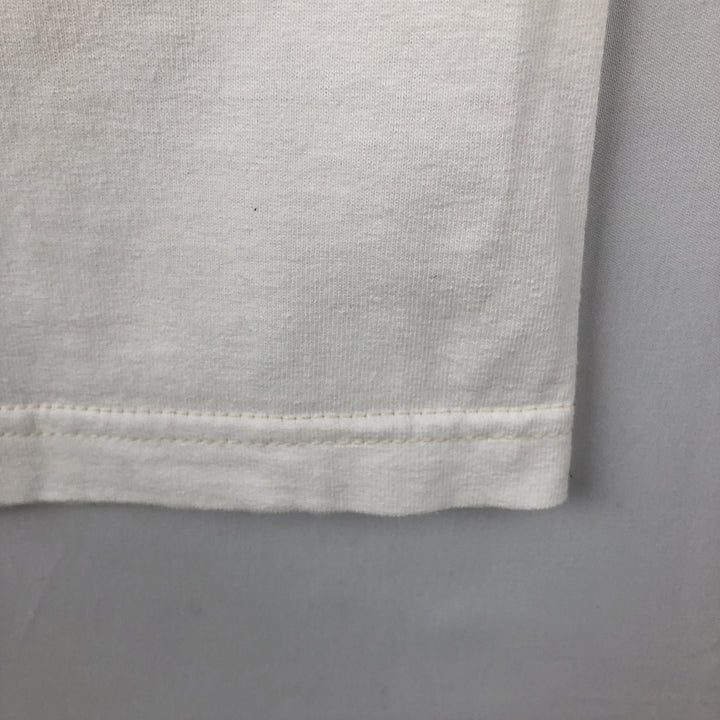 2000'S Stussy surf/skate t-shirt, women's size L (approx.) cotton white type Vintage Second Hand