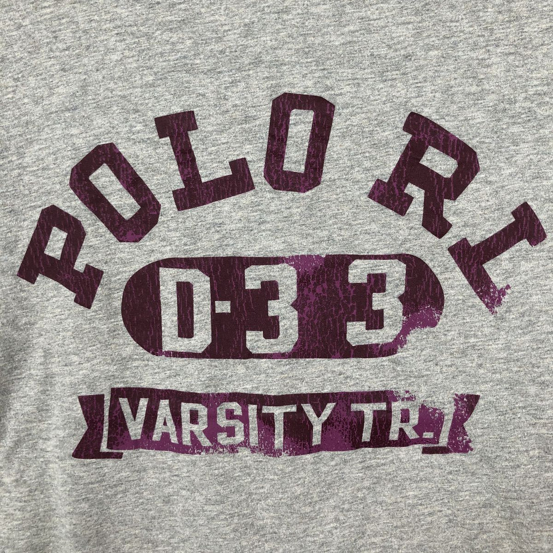 Ralph Lauren POLO RALPH LAUREN Short Sleeve Logo T-Shirt Men's M cotton gray type Vintage Second Hand