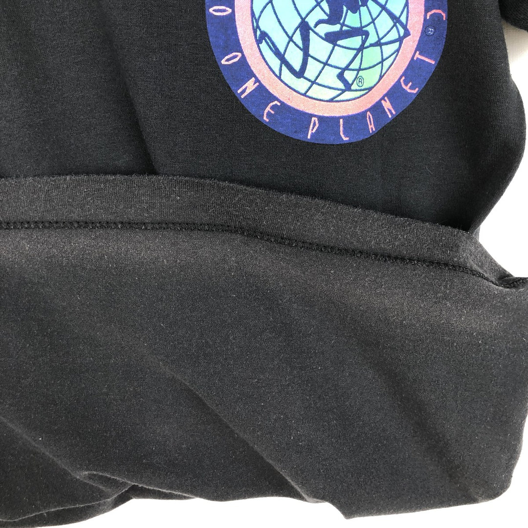 90'S Ocean Pacific Silver Tag Surf Skate T-Shirt, Women's Size M (approx.), Vintage cotton black type Vintage Second Hand