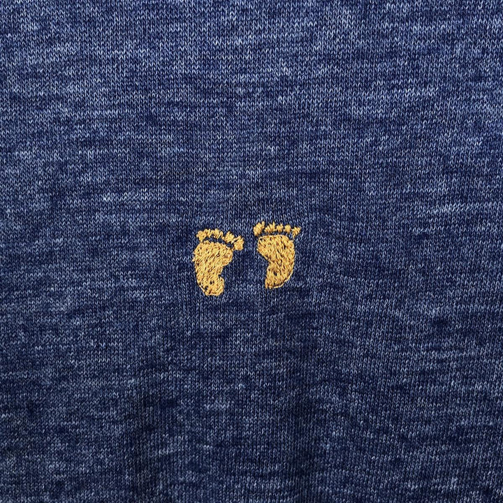 70'S Hang Ten Surf Skate T-Shirt, Women's Size L (approx.), Vintage cotton navy blue type Vintage Second Hand