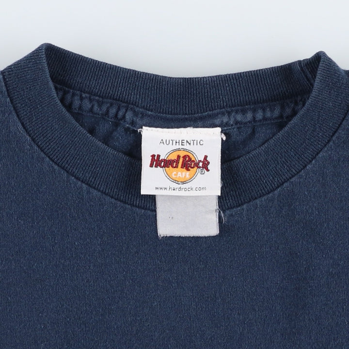 HARD ROCK CAFE Hard Rock Cafe Advertising T-shirt Women's Size S unclear navy blue type Vintage Second Hand