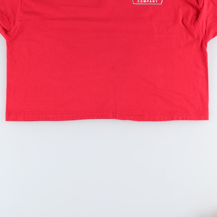 90'S Hanes PENHALL COMPANY Advertising T-Shirt, Made in USA, Women's XL equivalent, Vintage cotton red type Vintage Second Hand