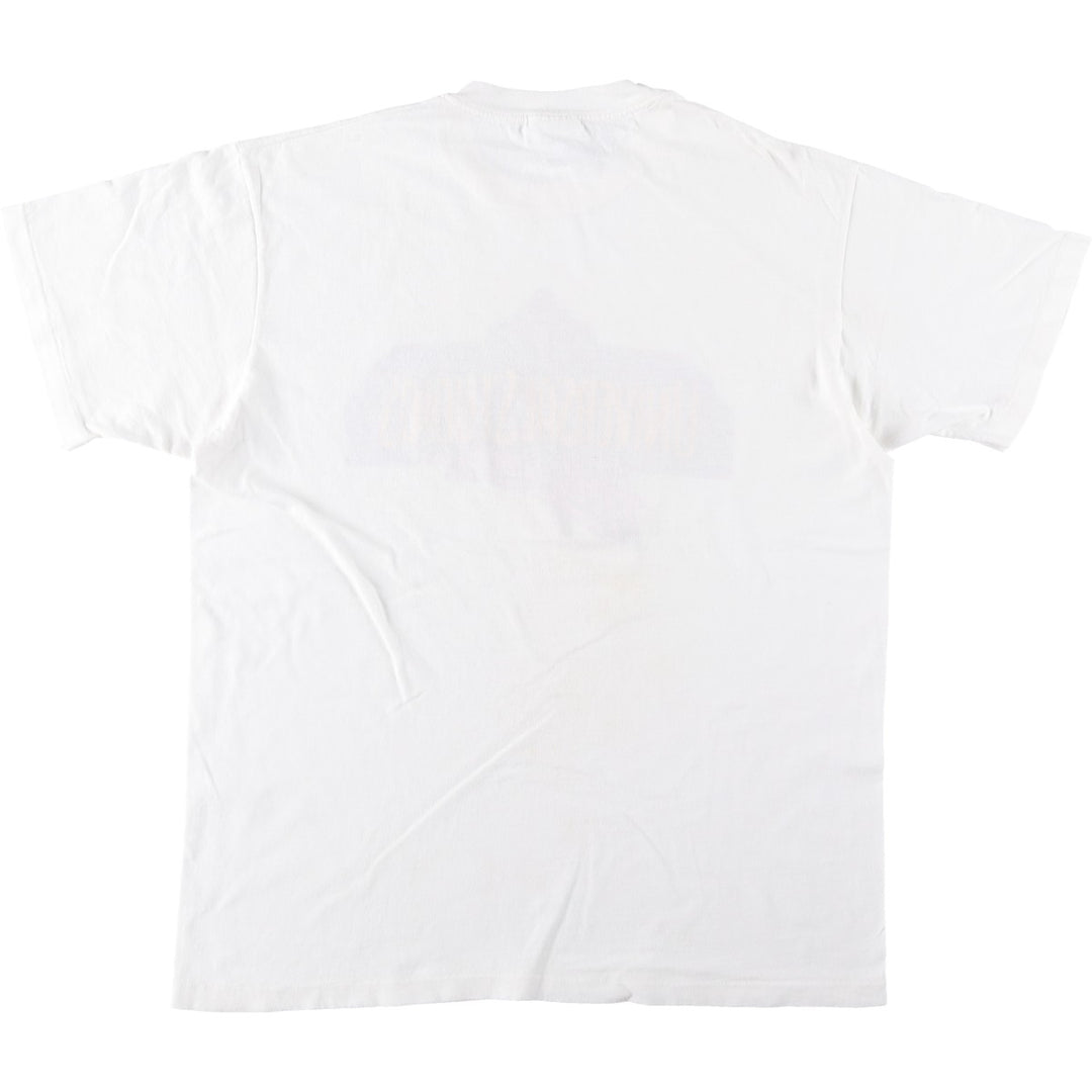 80'S Hanes Universal Studios Advertising T-Shirt, Made in USA, Men's Size L (approx.), Vintage cotton white type Vintage Second Hand
