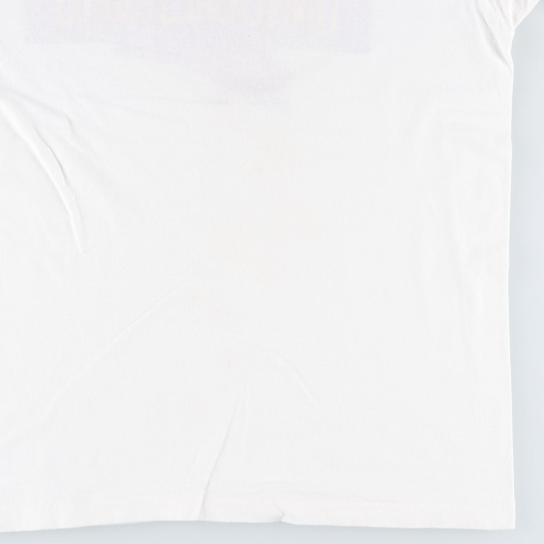 80'S Hanes Universal Studios Advertising T-Shirt, Made in USA, Men's Size L (approx.), Vintage cotton white type Vintage Second Hand