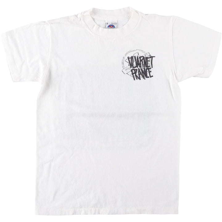 90'S VUARNET advertising T-shirt, made in USA, women's size S equivalent, vintage. cotton white type Vintage Second Hand