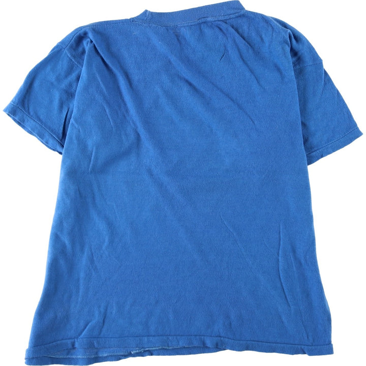 1980'S Santora's Pizzeria advertising T-shirt, women's size L equivalent, vintage. cotton blue type Vintage Second Hand