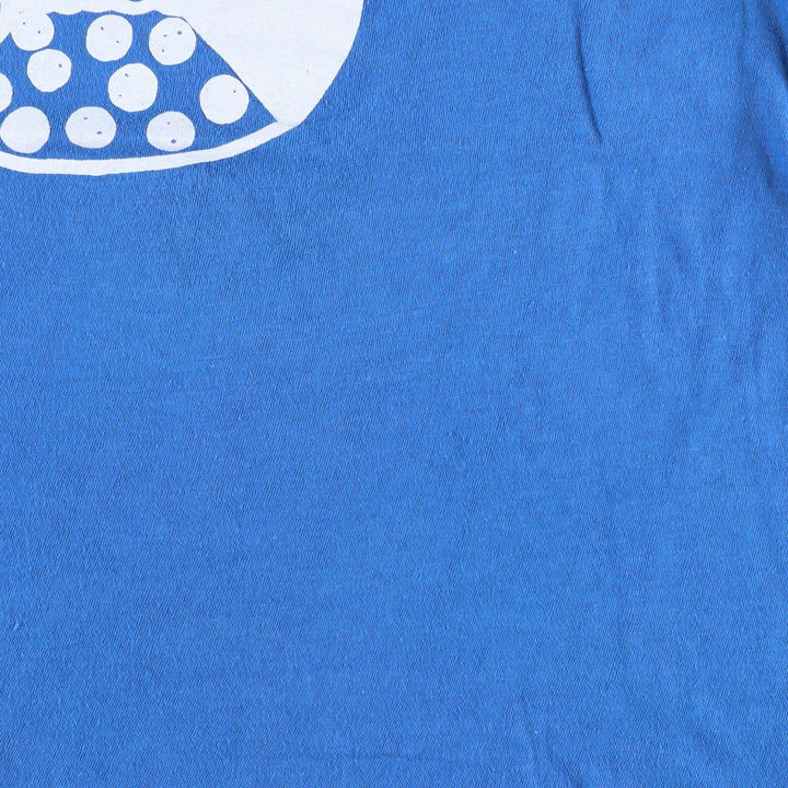 1980'S Santora's Pizzeria advertising T-shirt, women's size L equivalent, vintage. cotton blue type Vintage Second Hand