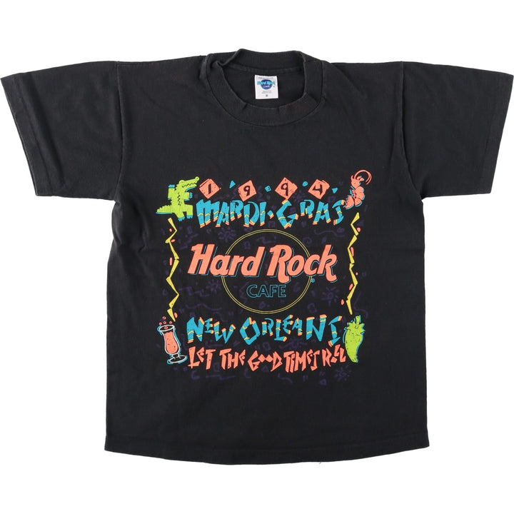 90'S Hard Rock Cafe advertising t-shirt, made in USA, women's size M equivalent, vintage. cotton black type Vintage Second Hand