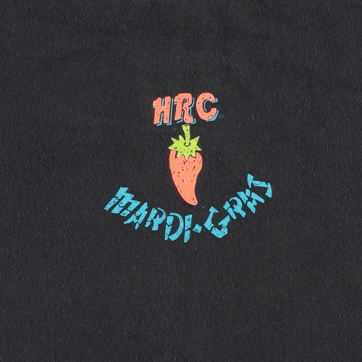 90'S Hard Rock Cafe advertising t-shirt, made in USA, women's size M equivalent, vintage. cotton black type Vintage Second Hand