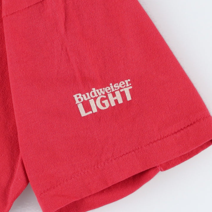 1980'S Budweiser advertising t-shirt, women's size M equivalent, vintage. unclear red type Vintage Second Hand