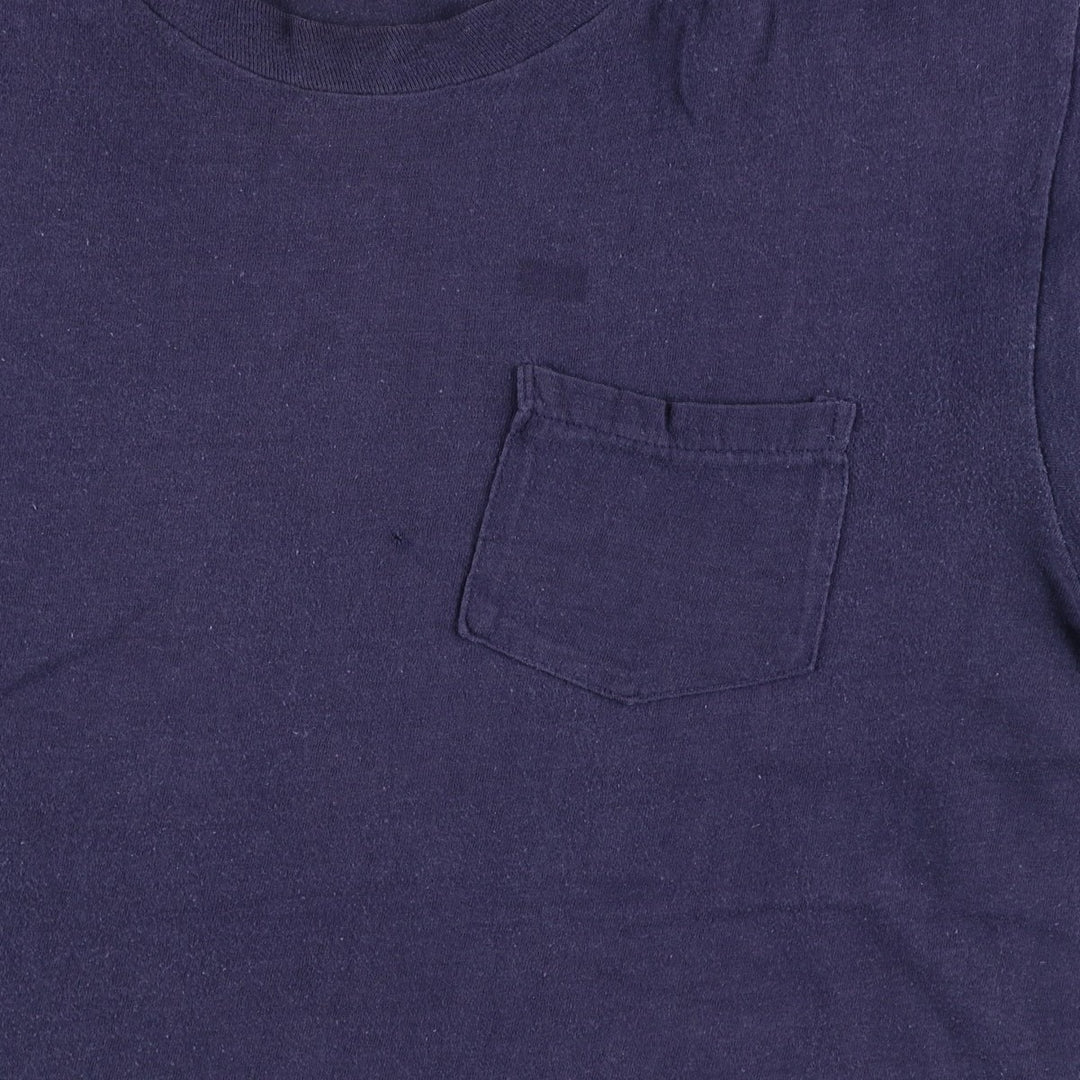70'S Mayo Spruce Scubapro Back Print Advertising T-Shirt, Men's Size L (Equivalent), Vintage cotton navy blue type Vintage Second Hand