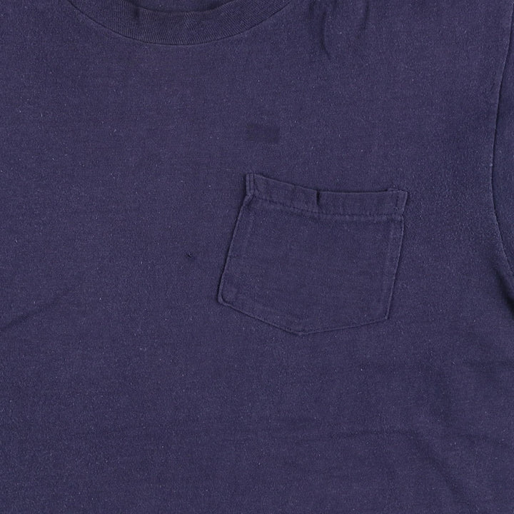 70'S Mayo Spruce Scubapro Back Print Advertising T-Shirt, Men's Size L (Equivalent), Vintage cotton navy blue type Vintage Second Hand
