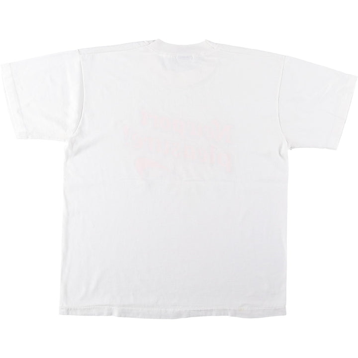 90'S Fruit of the Loom Newport Advertising T-Shirt, Made in USA, Women's Size L (approx.), Vintage cotton white type Vintage Second Hand
