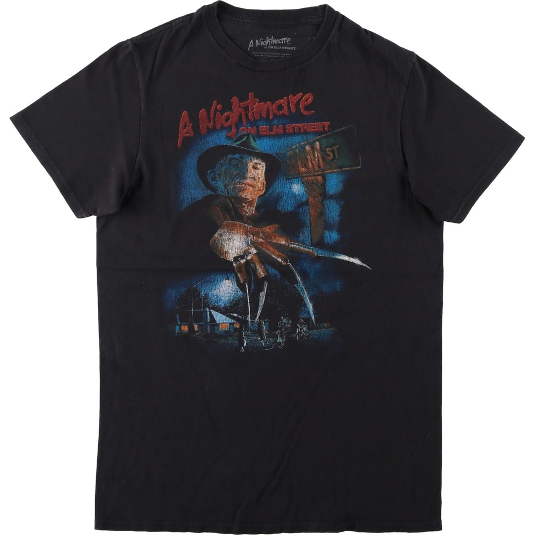 A Nightmare on Elm Street Movie T-Shirt (Women's Size S) cotton black type Vintage Second Hand
