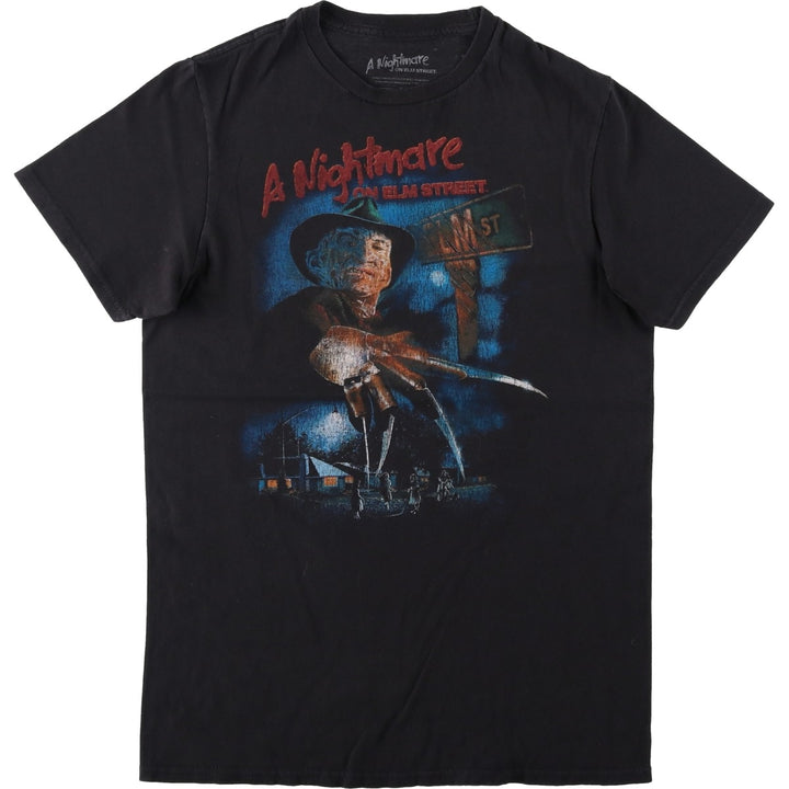 A Nightmare on Elm Street Movie T-Shirt (Women's Size S) cotton black type Vintage Second Hand