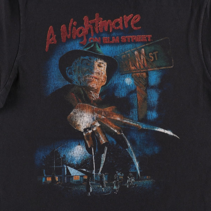 A Nightmare on Elm Street Movie T-Shirt (Women's Size S) cotton black type Vintage Second Hand