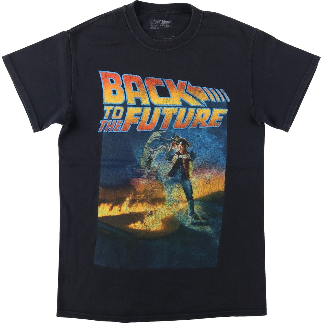 BACK TO THE FUTURE Movie T-Shirt (Men's Size S) unclear black type Vintage Second Hand