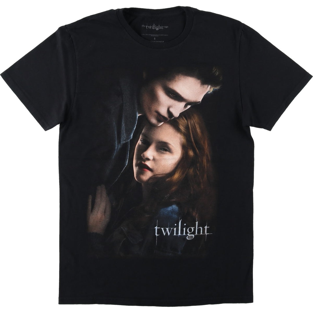 Twilight Movie T-Shirt (Men's Size S) cotton black type Vintage Second Hand