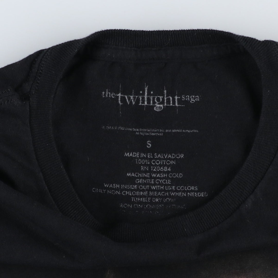 Twilight Movie T-Shirt (Men's Size S) cotton black type Vintage Second Hand