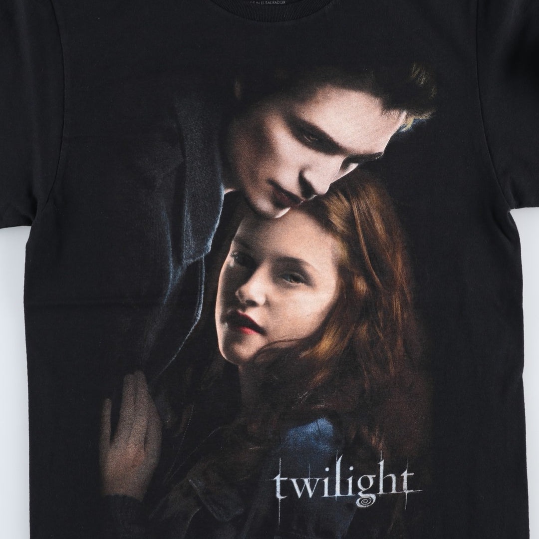 Twilight Movie T-Shirt (Men's Size S) cotton black type Vintage Second Hand