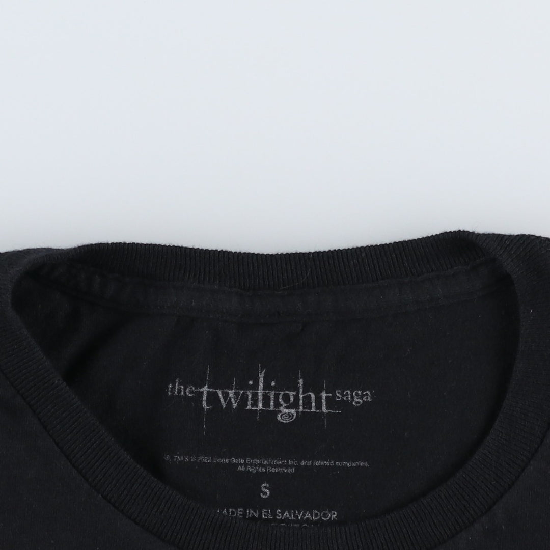 Twilight Movie T-Shirt (Men's Size S) cotton black type Vintage Second Hand