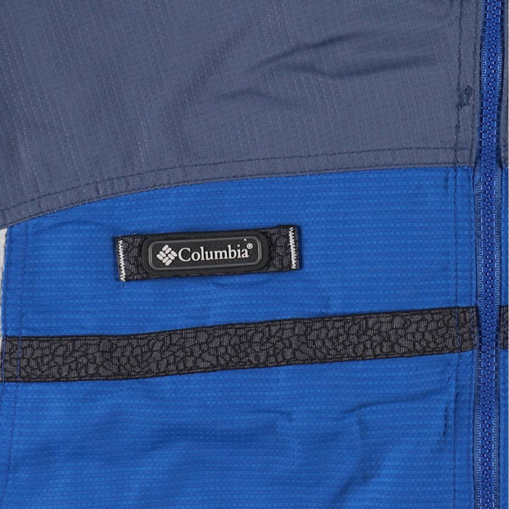 90s-00'S Columbia PACKABLE Nylon Parka, Men's Size L Nylon blue type Vintage Second Hand