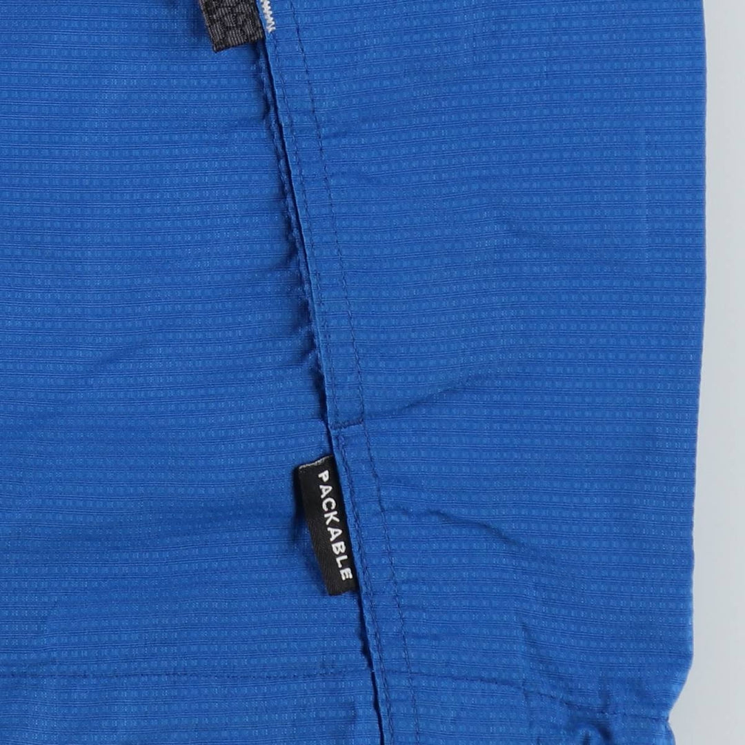 90s-00'S Columbia PACKABLE Nylon Parka, Men's Size L Nylon blue type Vintage Second Hand