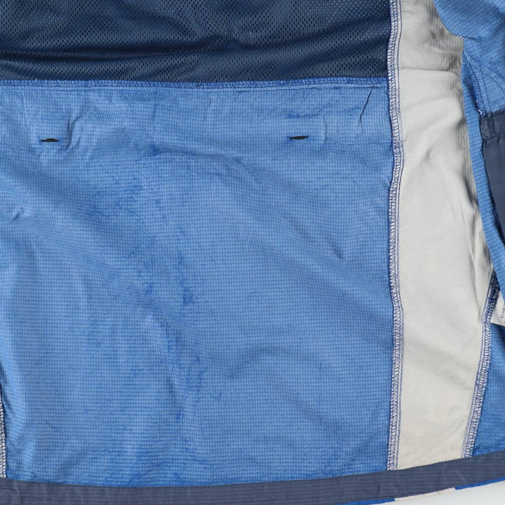 90s-00'S Columbia PACKABLE Nylon Parka, Men's Size L Nylon blue type Vintage Second Hand